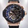 Hublot Big Bang 48mm BigbangSKSR-002 Men Rose Gold-tone Skeleton Dial Watch