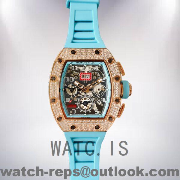 Richard Mille RM011 Men RM011-019 Around 45mm Mechanical Rose Gold-tone Watch - Image 2