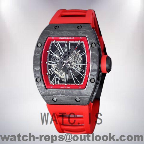 Richard Mille RM 010 50*42mm Men RM 010-014 Black Transparent Dial Watch - Image 2