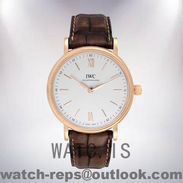 IWC Portofino Manual IW511101 Men's 41mm White Dial Automatic Watch - Image 2