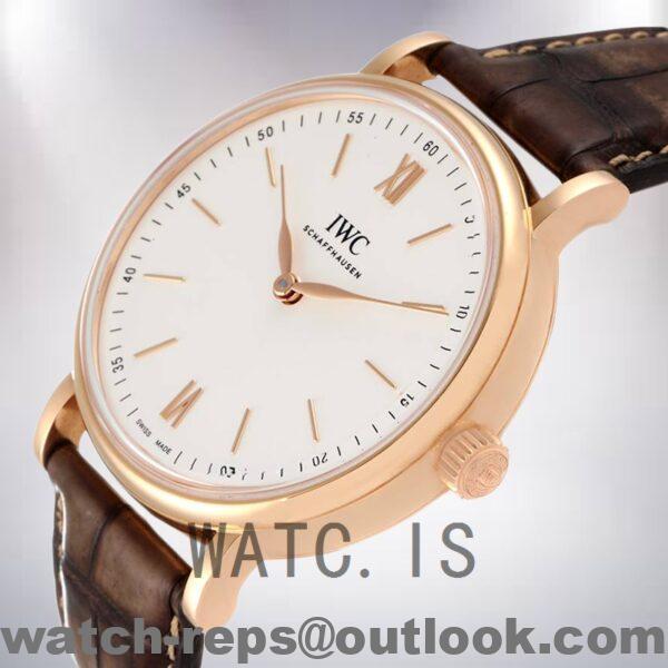 IWC Portofino Manual IW511101 Men's 41mm White Dial Automatic Watch - Image 3