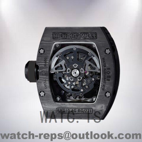 Richard Mille RM 010 50*42mm Men RM 010-013 Black Transparent Dial Watch - Image 3