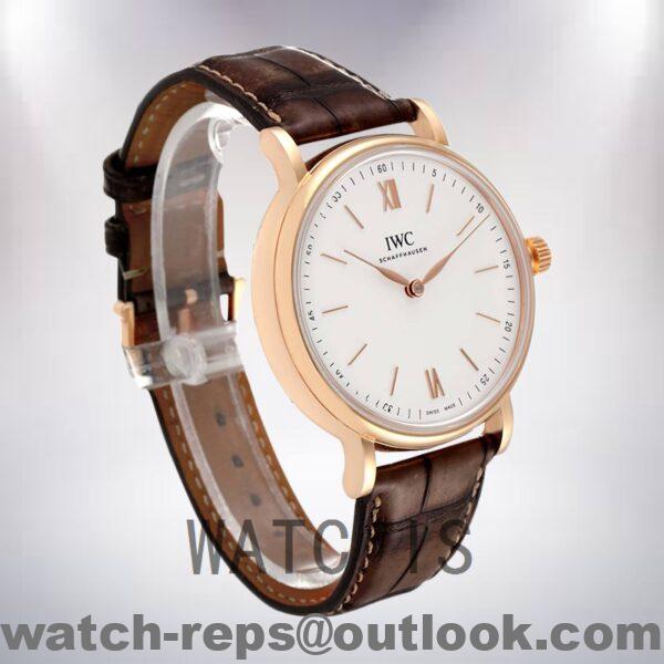 IWC Portofino Manual IW511101 Men's 41mm White Dial Automatic Watch - Image 4