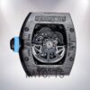 Richard Mille RM 010 50*42mm Men RM 010-008 Black Rubber Band Watch - Image 3
