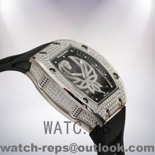 Richard Mille RM019 Around 45*38mm Men RMSpider-001 Hand Wind Watch 6