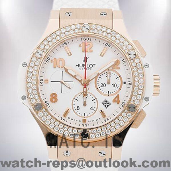 Hublot Big Bang 301.PE.230.RW.114 44mm Men's Rubber Band Rose Gold-tone Watch