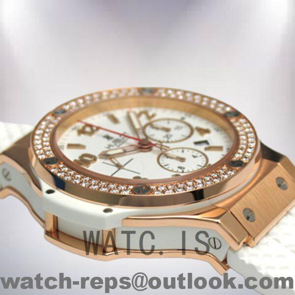 Hublot Big Bang 301.PE.230.RW.114 44mm Men's Rubber Band Rose Gold-tone Watch - Image 4