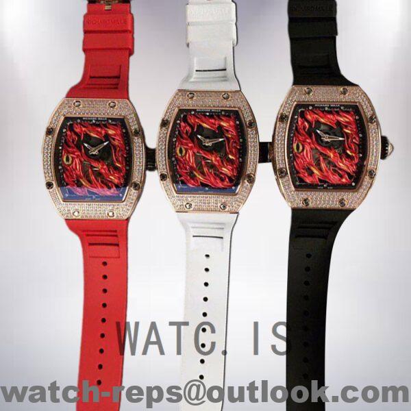 Richard Mille RM26-02 Around 50*42mm RM26-02-001 Men Flame Dial Watch - Image 3