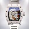 Richard Mille RM52-02 RM52-02-007 Around 50*42mm Men Horse Head Skeleton Dial Watch
