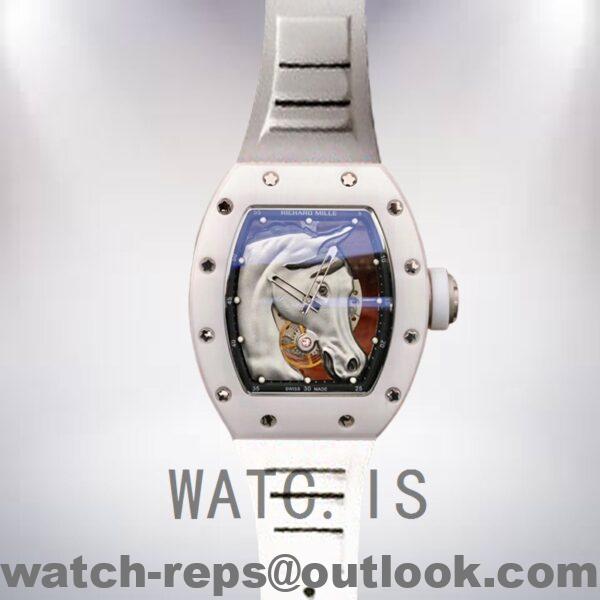 Richard Mille RM52-02 RM52-02-007 Around 50*42mm Men Horse Head Skeleton Dial Watch - Image 2