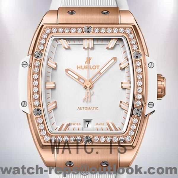 Hublot Big Bang 40mm 665.OE.2080.RW.1204 Unisex White Dial Silver-tone Watch