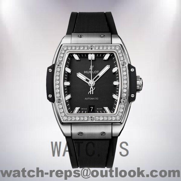 Hublot Spirit Of Big Bang Unisex 665.NX.1170.RX.1204 40mm Silver-tone Black Dial Watch 5