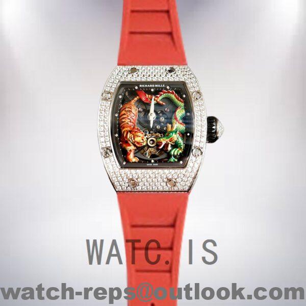 Richard Mille RM51-01 RM51-01-001 Around 48*40mm Ladies Rubber Band Watch - Image 2