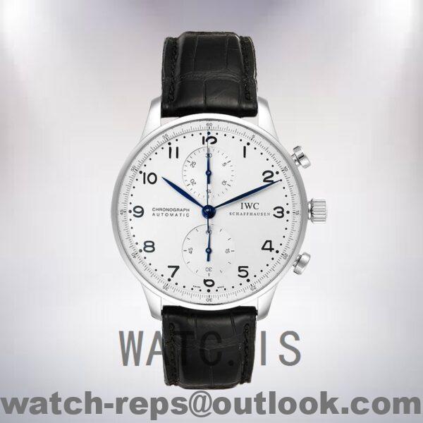 IWC Portuguese Chrono 42mm IW371446 Men's Automatic Silver-tone Watch - Image 2