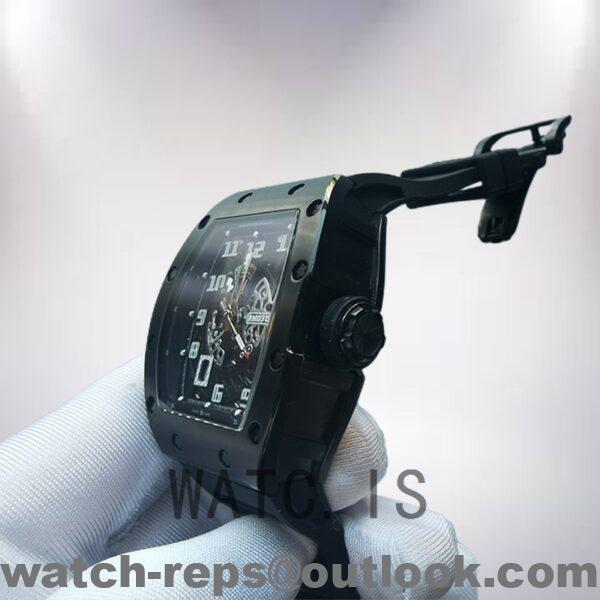 Richard Mille RM030 Around 50*42mm RM030-001 Men Rubber Band Black Watch 6