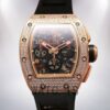 Richard Mille RM011 Men Around 50*42mm RM011-017 Rose Gold With Diamonds Watch