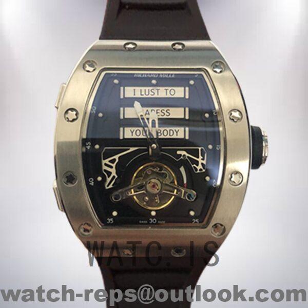Richard Mille RM069 Around 50*43mm Men RM069-001 Black Dial Watch