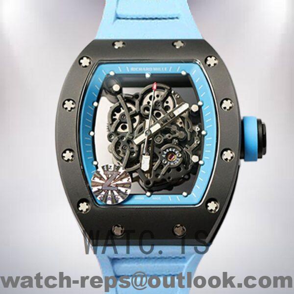 Richard Mille RM055 RM055-021 Around 50*43mm Men Black Watch