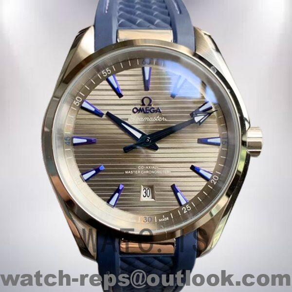 Omega Aqua Terra Men 40 mm 220.12.41.21.06.001 Grey Dial Silver-tone Watch 4