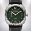 Panerai Radiomir 44mm PAM00735-001 Men's Silver-tone Green Dial Watch
