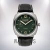 Panerai Radiomir 44mm PAM00735-001 Men's Silver-tone Green Dial Watch - Image 2