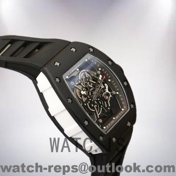 Richard Mille RM055 Around 49*42mm RM055-002 Men Mechanical Black Watch - Image 3