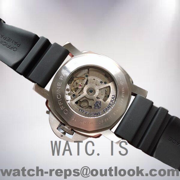 Panerai Luminor Submersible GMT PAM00719-001 47mm Men's Silver-tone Black Dial Watch - Image 4