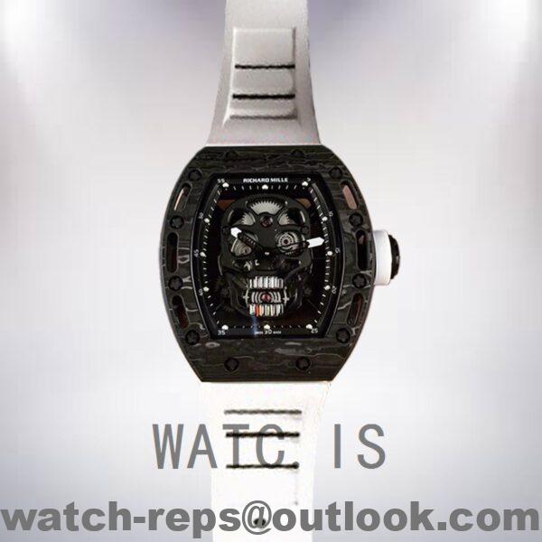 Richard Mille RM052 Men Around 50*43mm RM052-011 Rubber Band Watch - Image 2