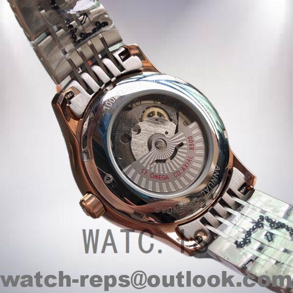 Omega De Ville 41mm DevilleWSB-005 Men White Dial Rose Gold-tone Watch - Image 3