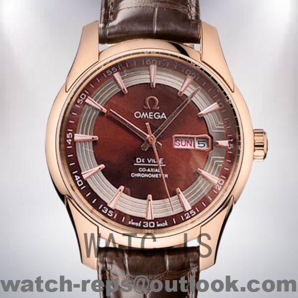 Omega De Ville Men 431.63.41.22.13.001 41mm Automatic Rose Gold-tone Watch