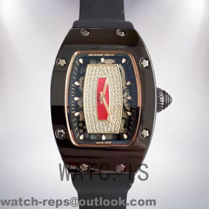 Richard Mille RM07-01 Around 31*45mm Ladies RM07-01-004 Rubber Band Automatic Watch 2