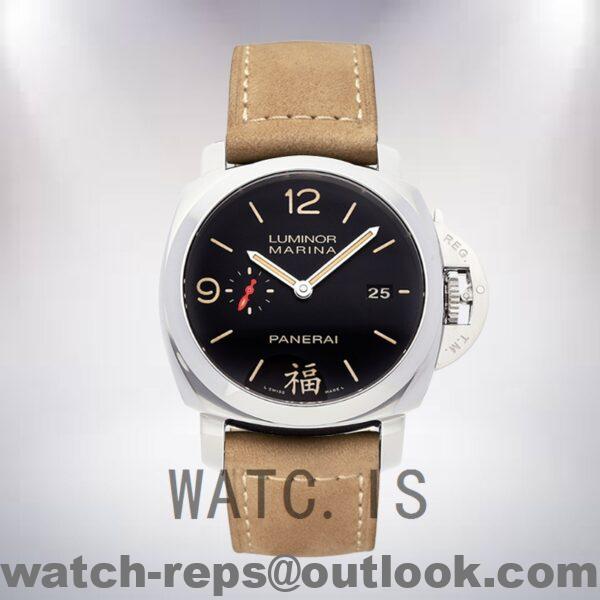 Panerai Luminor Marina Men's PAM00498-001 44mm Leather Strap Watch - Image 2