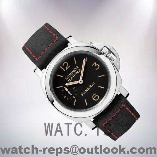 Panerai Luminor Marina PAM00422-001 44mm Men's Black Dial Leather Strap Watch - Image 3