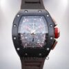 Richard Mille RM011 RM011-001 Around 50*40mm Men Black Transparent Dial Watch