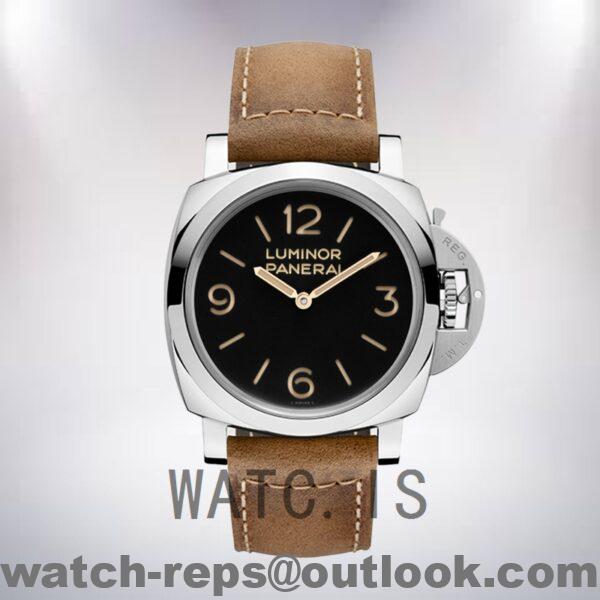 Panerai Luminor Men’s PAM00372-001 44mm Leather Strap Watch 5