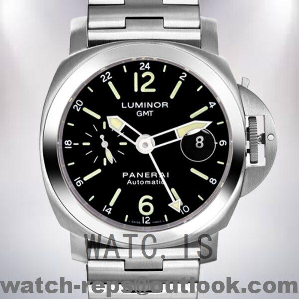 Panerai Luminor GMT Men's PAM00297 44mm Black Dial Watch