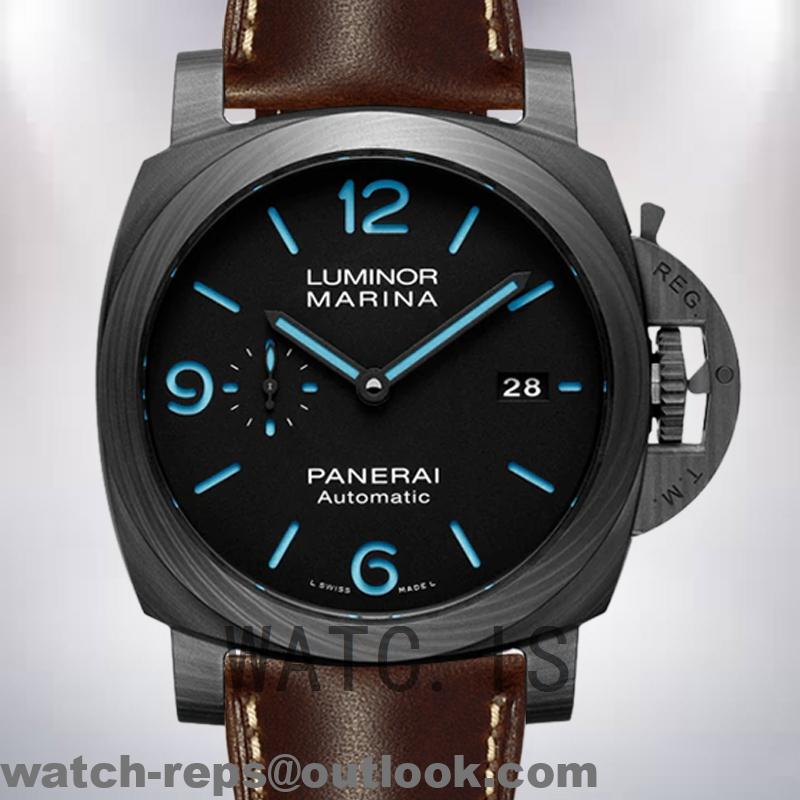 Panerai Luminor Marina PAM01661-001 44mm Men’s Black Dial Automatic Watch 2