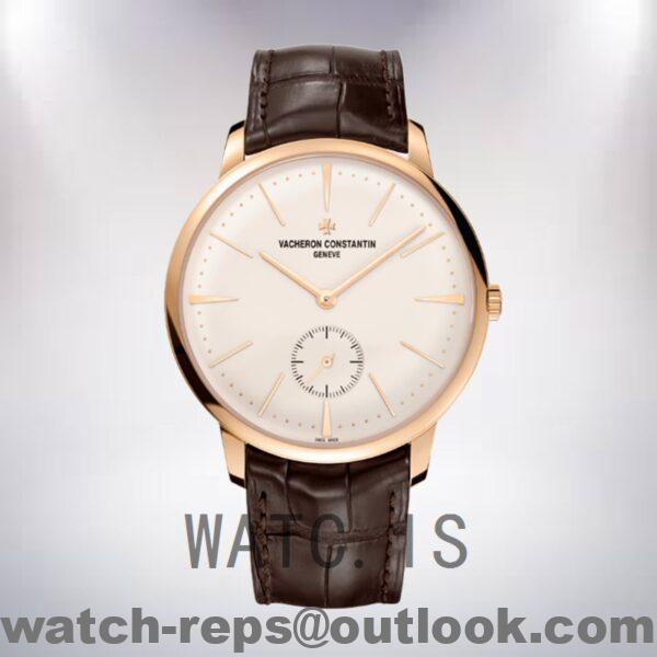 Vacheron Constantin Patrimony 1110U/000R-B085 Men 42mm Leather Strap White Dial Watch - Image 2