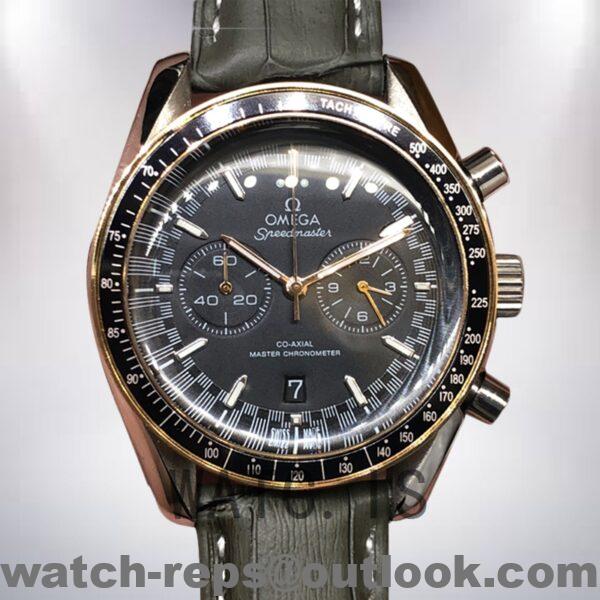 Omega Speedmaster Men 44mm 329.23.44.51.06.001 Two-tone Grey Dial Watch
