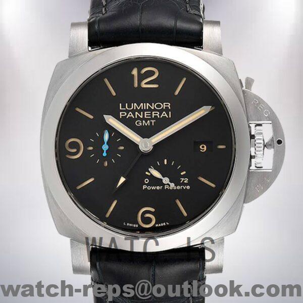 Panerai Luminor GMT 44mm PAM01321 Men's Silver-tone Watch