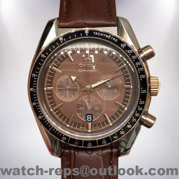 Omega Speedmaster 42mm Men 321.93.42.50.13.001 Japanese Quartz Strap Watch