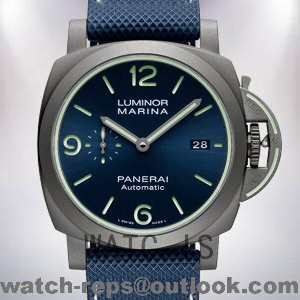 Panerai Luminor Marina Men's 44mm PAM01117 Automatic Blue Dial Watch