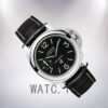 Panerai Luminor Marina 44mm PAM01005-001 Men's Black Dial Leather Strap Watch - Image 3