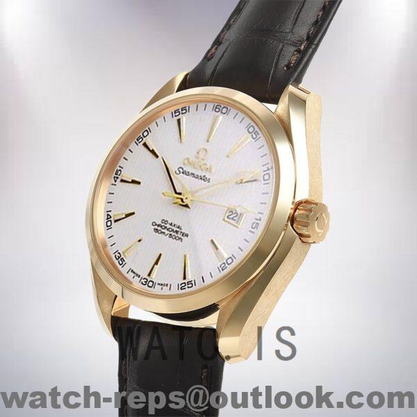 Omega Seamaster 41mm Men SeamasterWSL-004 Automatic Leather Strap Watch - Image 3
