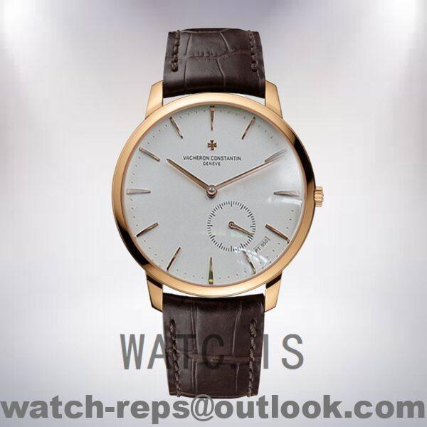 Vacheron Constantin Patrimony Men PatrimonyWSL-002 40mm Rose Gold-tone Leather Strap Watch 5