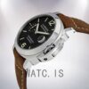 Panerai Luminor Marina PAM01048 Men's 44mm Leather Strap Watch - Image 4