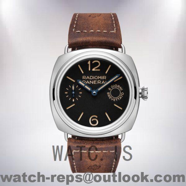 Panerai Radiomir 44mm PAM00992 Men’s Leather Strap Black Dial Watch 5