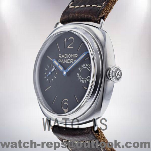 Panerai Radiomir 44mm PAM00992 Men’s Leather Strap Black Dial Watch 6