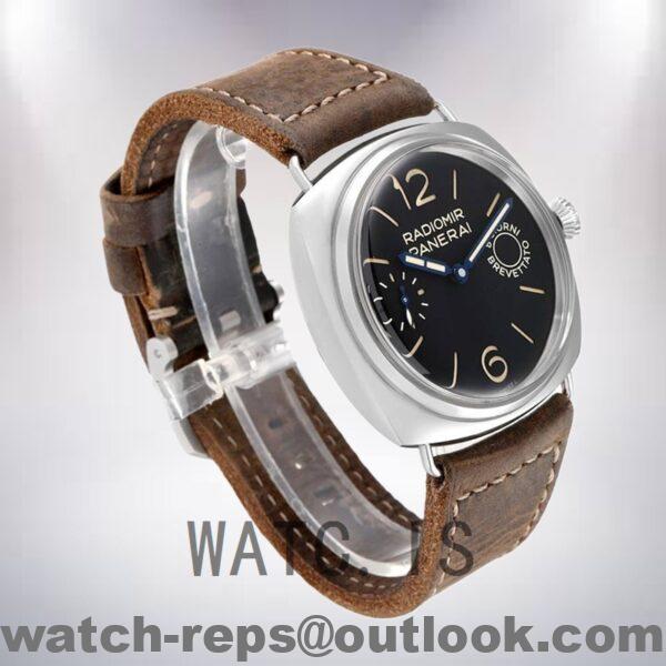 Panerai Radiomir 44mm PAM00992 Men’s Leather Strap Black Dial Watch 7