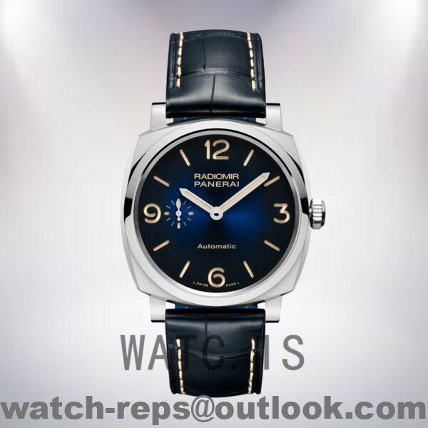 Panerai Radiomir PAM00933 Men's 44mm Blue Dial Watch - Image 2